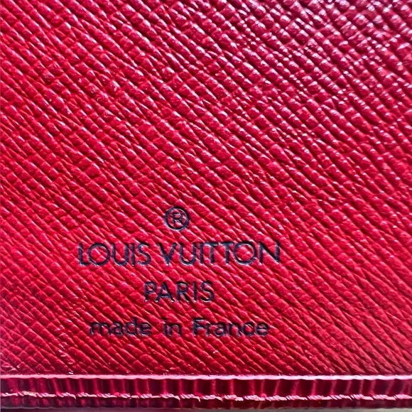 Louis Vuitton Castilian Red Epi Leather Long Viennois Continental Wallet - Picture 4 of 9